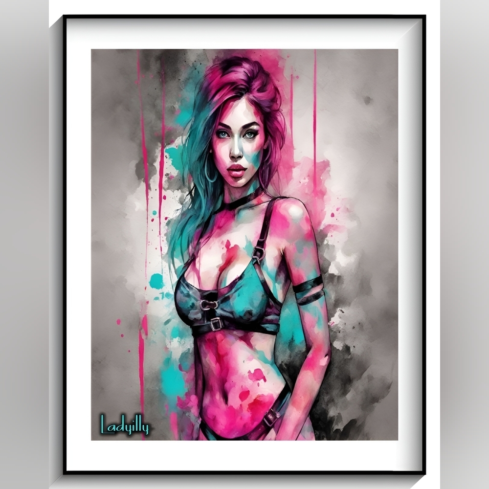 Ladyilly Luxx Framed Wall Art 8.5"×11"
